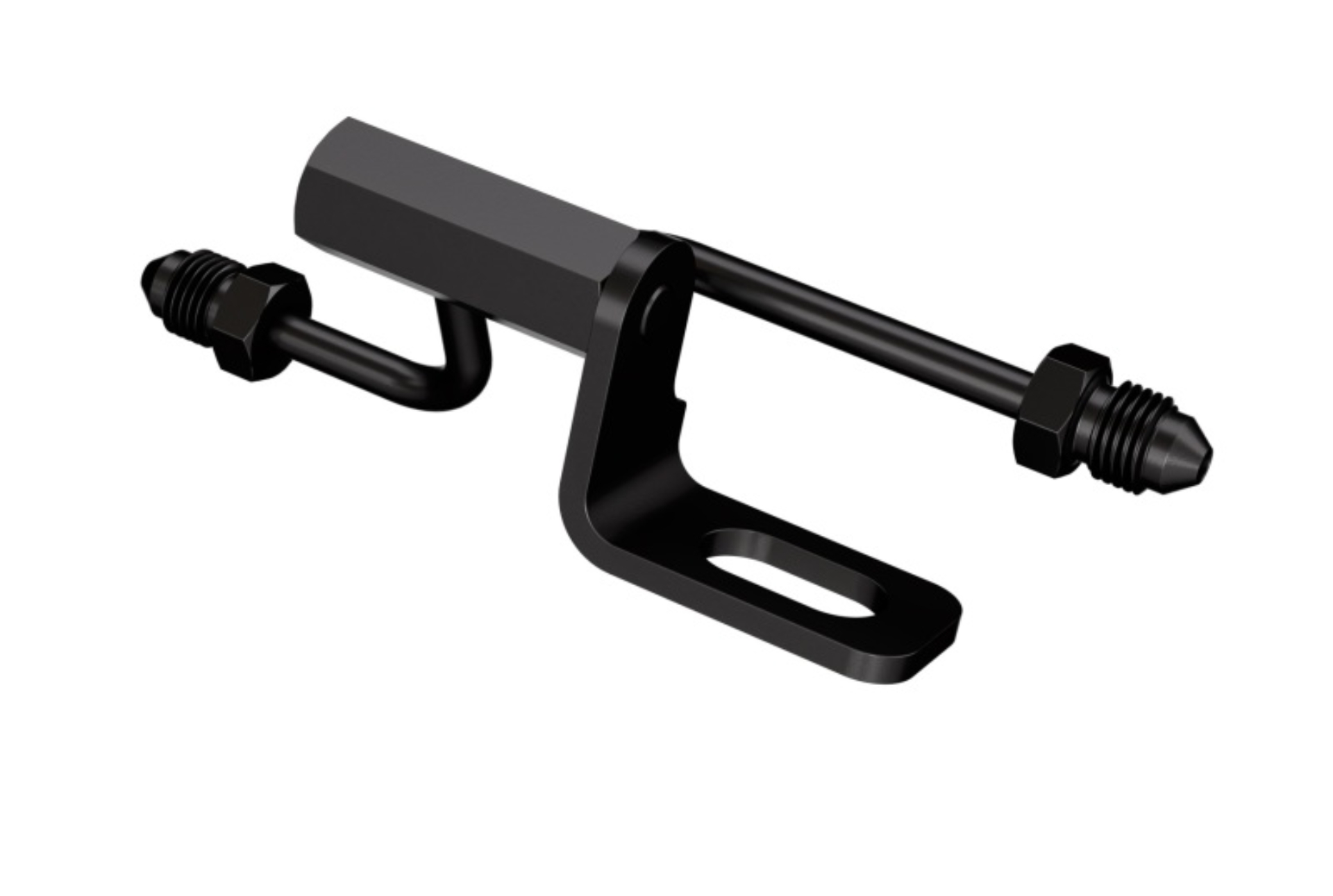 Picture of Goodridge 07-11 Harley-Davidson Softail Models Rear Brake Switch Holder - Black