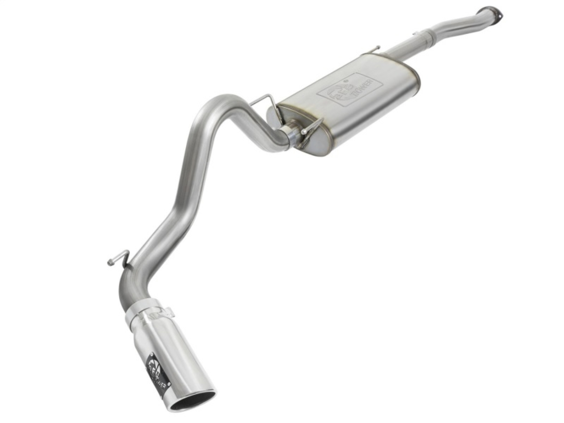 Picture of aFe MACHForce XP Cat-Back SS Exhaust w/ Polished Tips 16 Toyota Tacoma V6-3.5L
