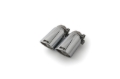 Picture of Remus Stainless Steel 84mm Angled Rolled Edge Chrome Tail Pipe Set (Pair)