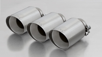Picture of Remus 2018 Honda Civic Type-R FK8 2.0T 102mm Straight Chrome Tail Pipe Set (Triple Tip)