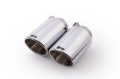 Picture of Remus Stainless Steel 102mm Angled Chrome w/Adj Clamp Tail Pipe Set (Pair)