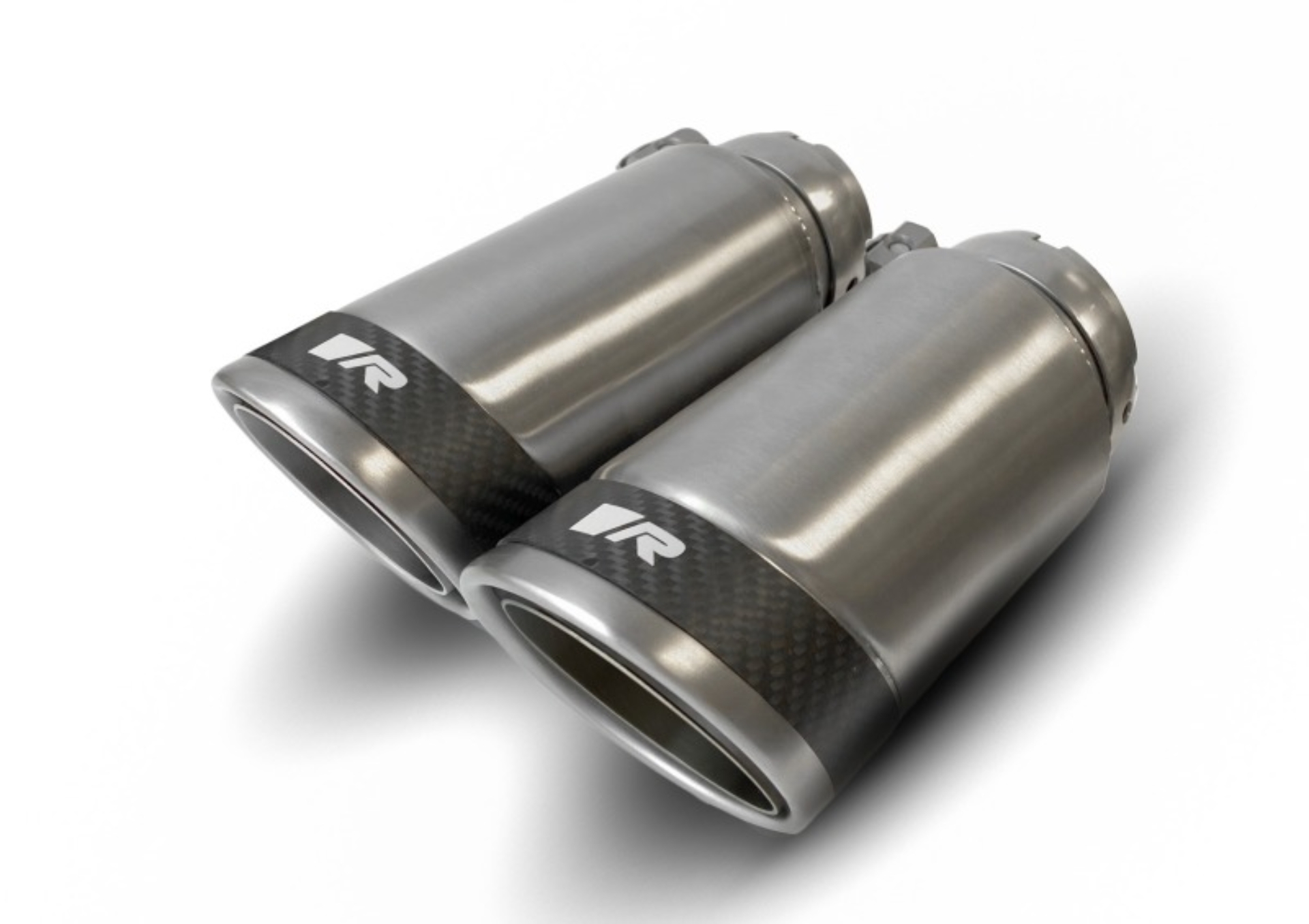 Picture of Remus Stainless Steel 84mm Angled w/Carbon Ring Tail Pipe Set (Pair)