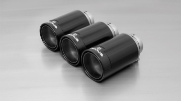 Picture of Remus 2018 Honda Civic Type-R FK8 2.0T 98mm Black Chrome Tail Pipe Set (Triple Tip)