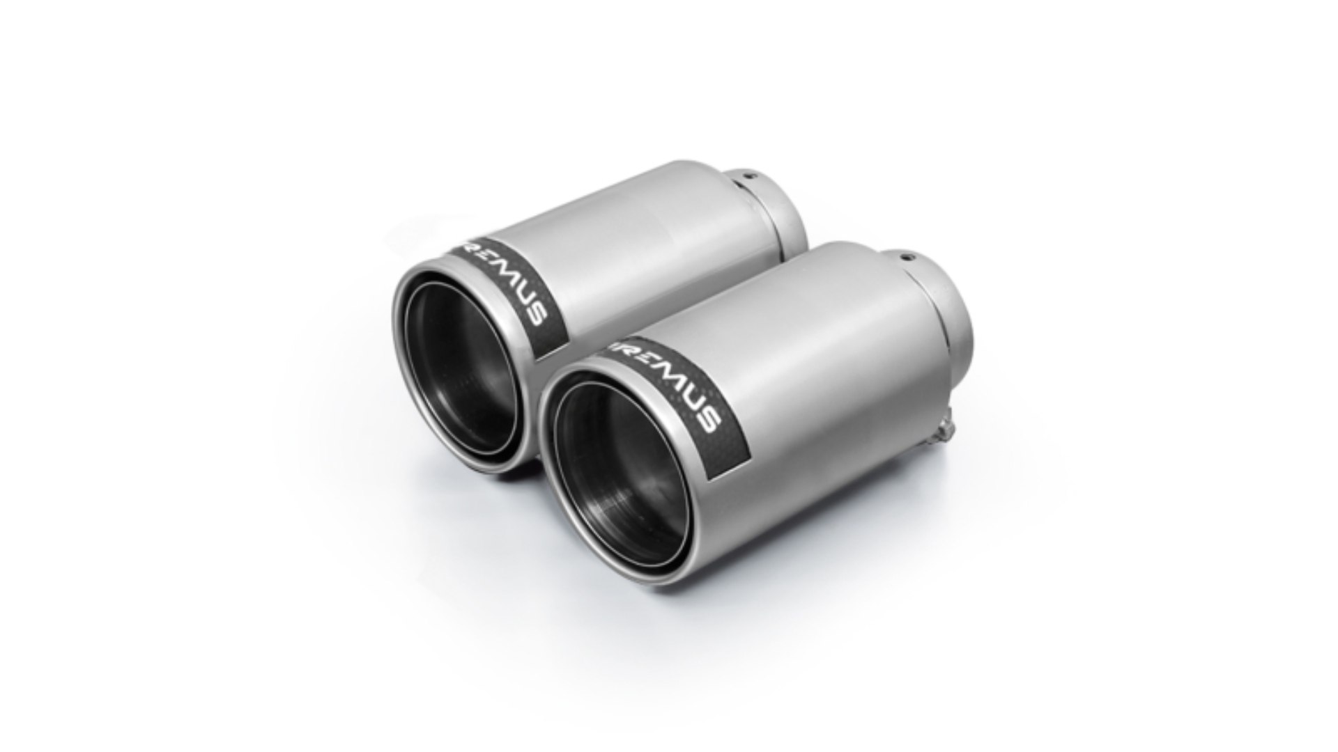 Picture of Remus Stainless Steel 98mm Polished w/Carbon Insert Tail Pipe Set (Pair)