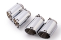 Picture of Remus Stainless Steel 102mm Angled/Angled Rolled Edge Chrome Tail Pipe Set (Quad Tips)