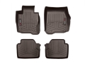 Picture of WeatherTech 2014+ BMW 4-Series Front & Rear FloorLiner - Cocoa