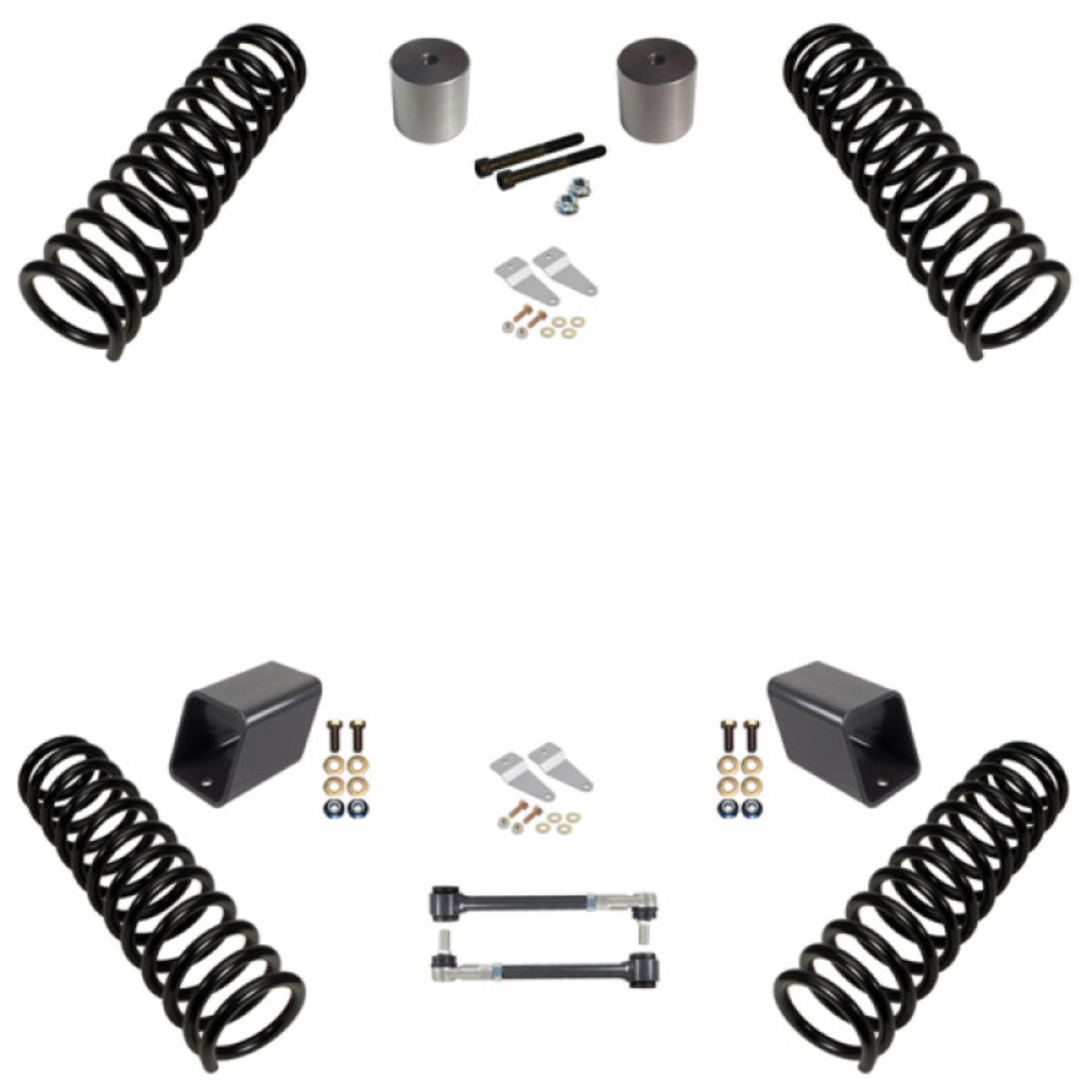 Picture of Synergy 07-18 Jeep Wrangler JK 2 DR 2.0in Lift Starter Kit RHD Compatible