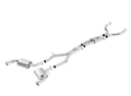 Picture of Borla 16-17 Chevy Camaro SS 6.2L ATAK Catback Single Split Rear Exit Exhaust w/Single Tips