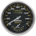 Picture of AutoMeter 160mph & 8k RPM Electric Program 5in. Carbon Fiber Gauge Tach/Speedo