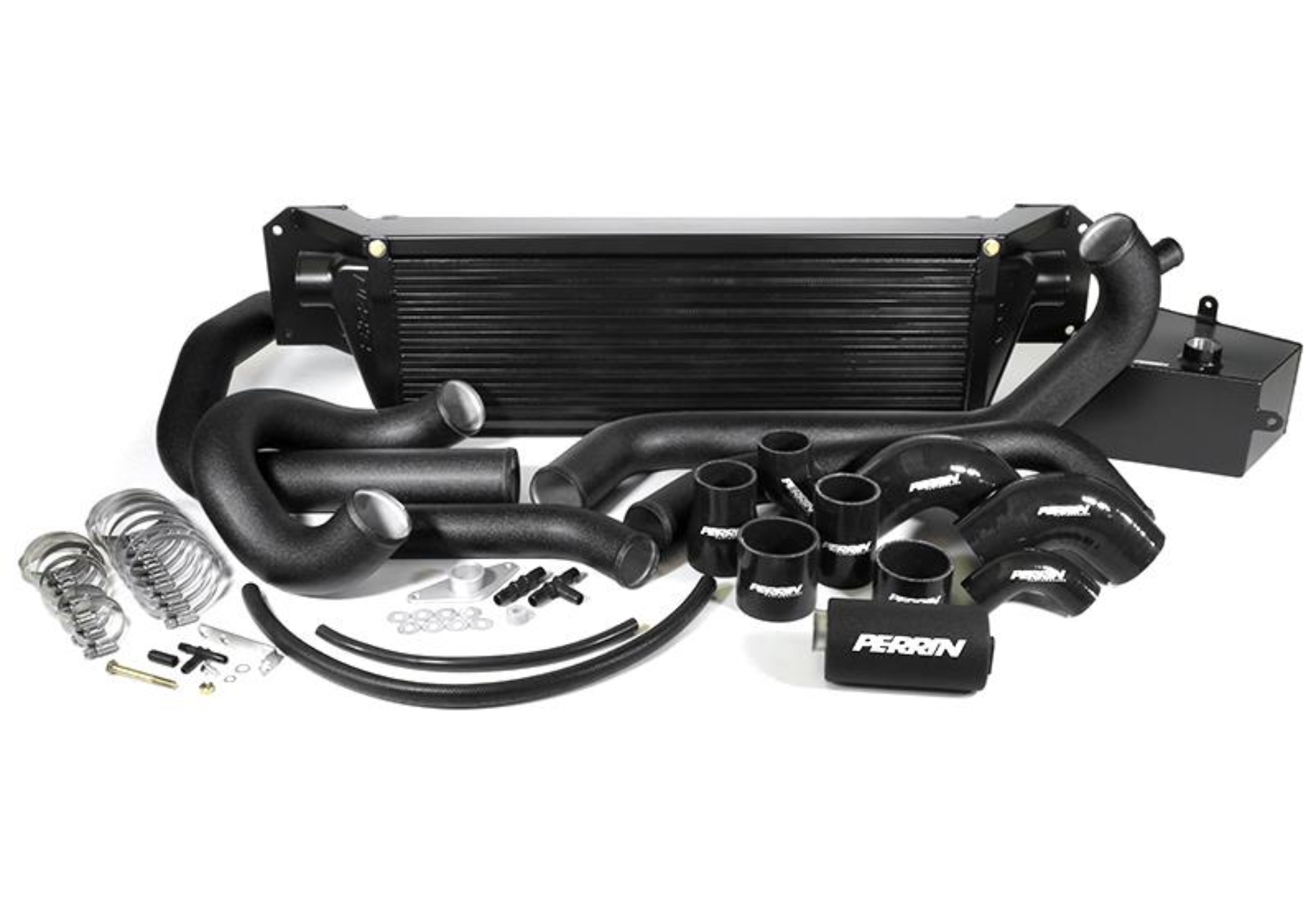 Picture of PERRIN 15-21 Subaru WRX/STI Front Mount Intercooler Core + Mounting Beam - Black Core