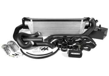 Picture of PERRIN 15-21 Subaru STI Front Mount Intercooler Boost Tubes + Hardware - Black Tubes