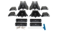 Picture of Rhino-Rack 14-19 Toyota Corolla 4 Door Sedan Vortex 2500 2 Bar Roof Rack - Black