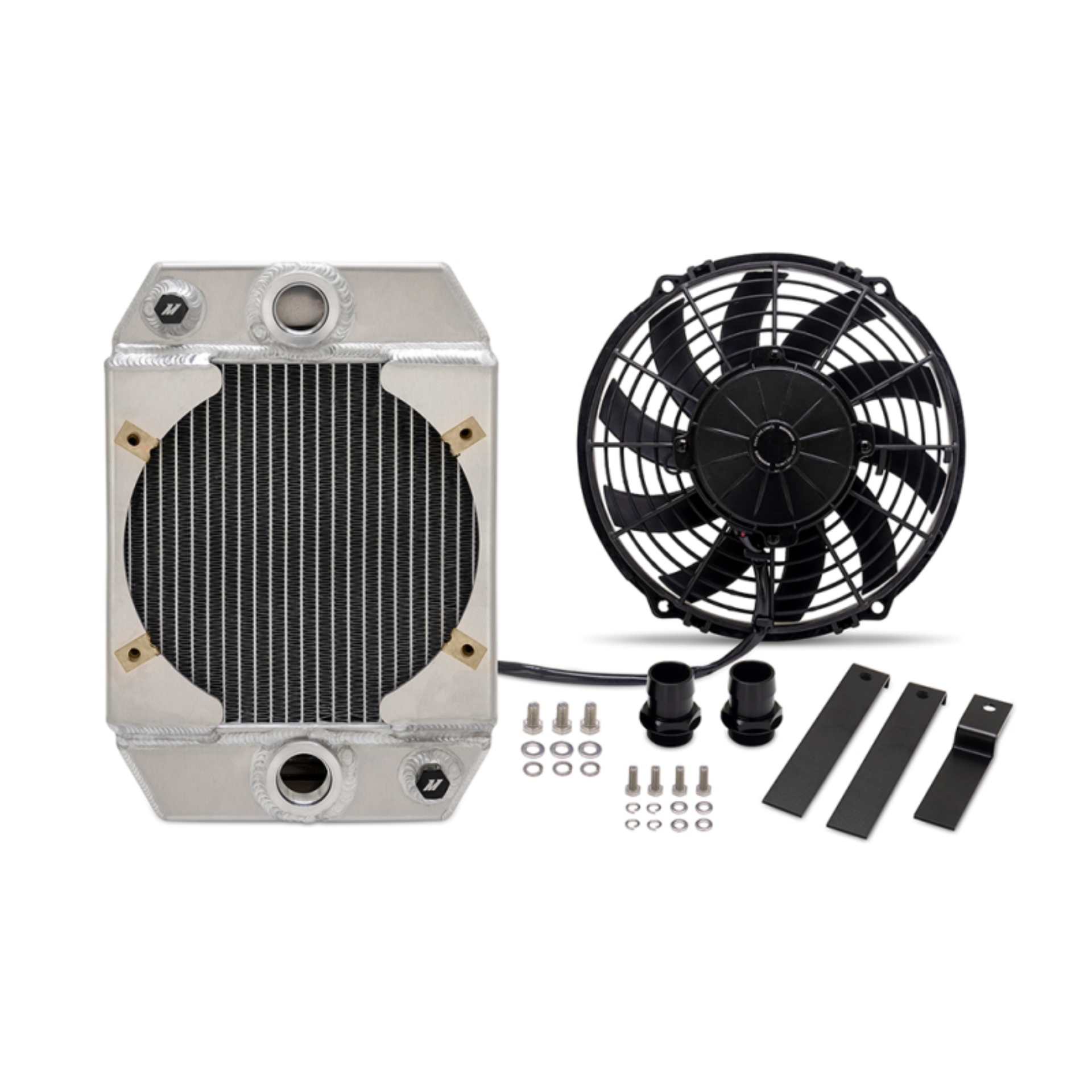 Picture of Mishimoto Universal Drag Race Performance Aluminum Radiator - Natural