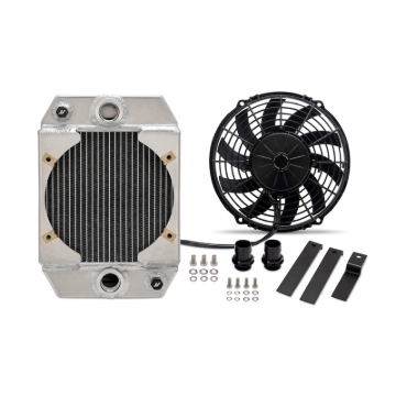 Picture of Mishimoto Universal Drag Race Performance Aluminum Radiator - Natural
