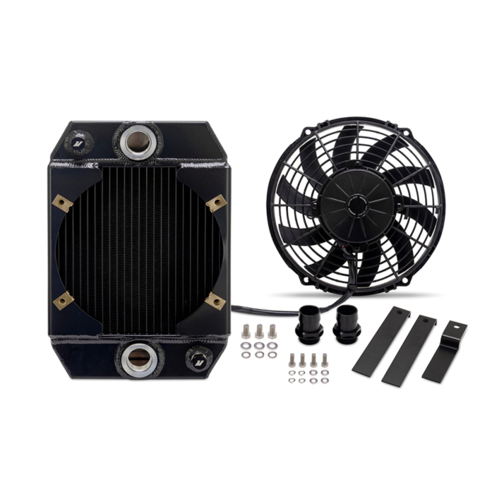 Picture of Mishimoto Universal Drag Race Performance Aluminum Radiator - Black