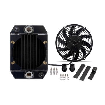 Picture of Mishimoto Universal Drag Race Performance Aluminum Radiator - Black