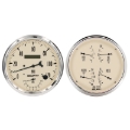 Picture of Autometer Antique Beige Quad & Tach/Speedo 5in. - 2 Pc.