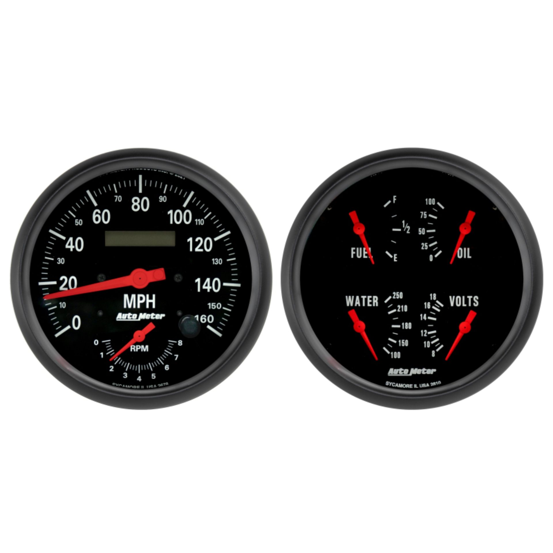 Picture of Autometer Z-Series Quad & Tach/Speedo 5in. - 2 Pc.