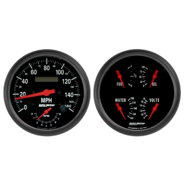 Picture of Autometer Z-Series Quad & Tach/Speedo 5in. - 2 Pc.