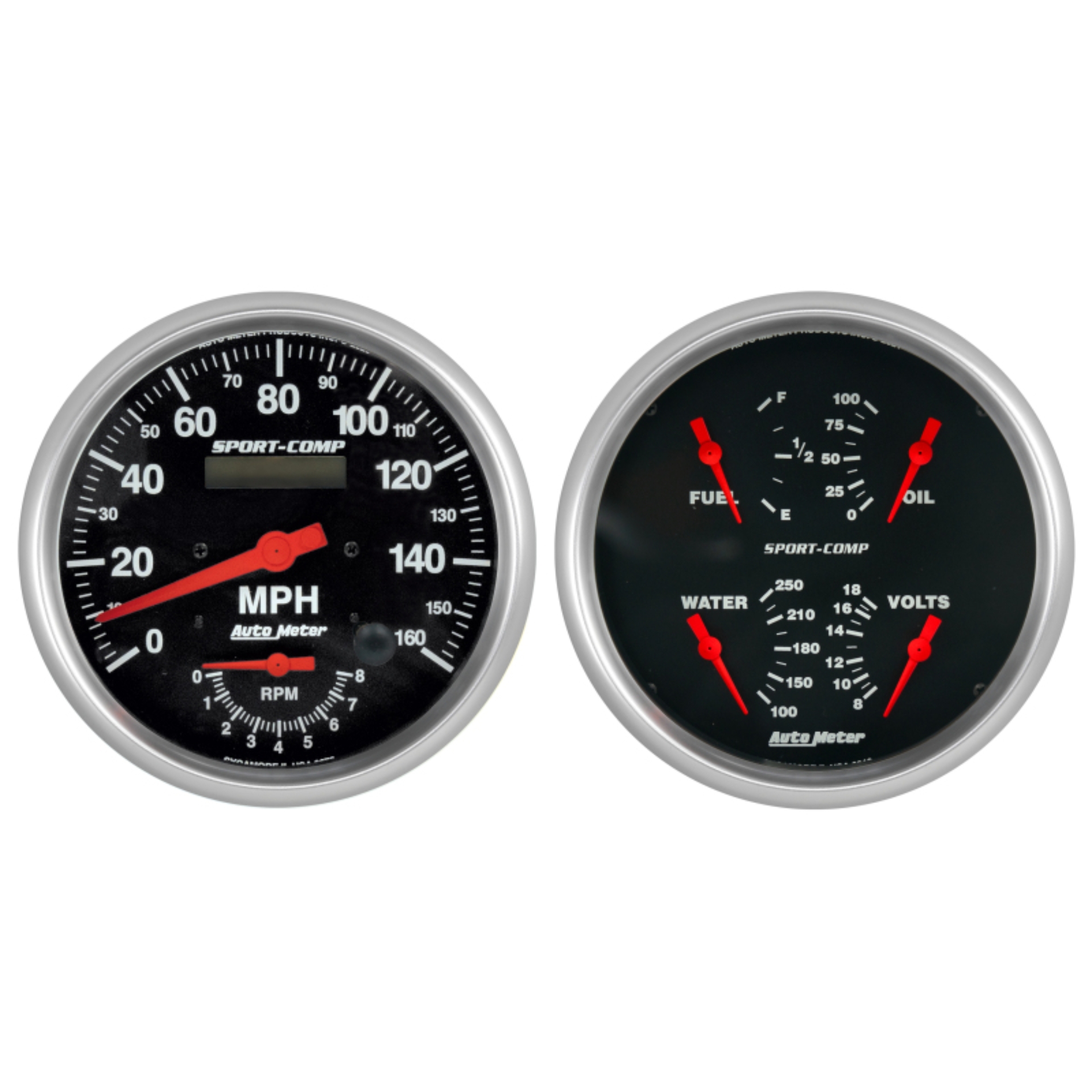 Picture of Autometer Sport-Comp Quad & Tach/Speedo 5in. - 2 Pc.