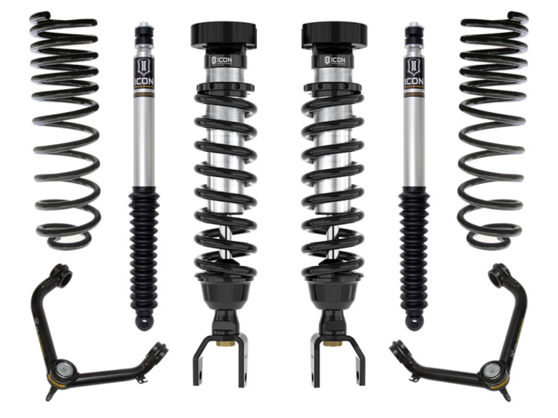 Picture of ICON 2019+ Ram 1500 2-3in. Stage 2 Suspension System w/ Tubular Upper Control Arms