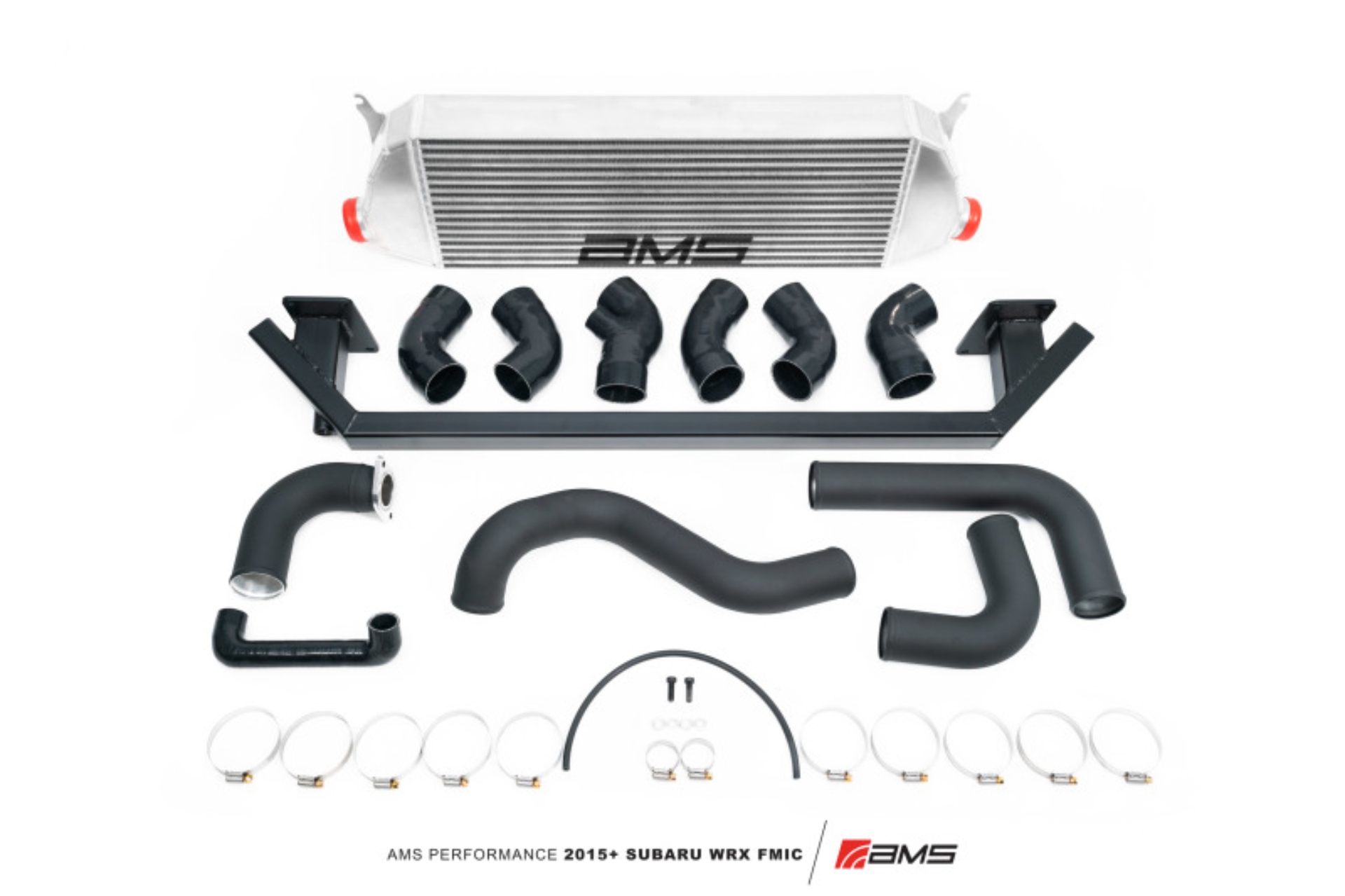 Picture of AMS Performance 2015+ Subaru WRX FA20 Front Mount Intercooler Kit with Bumper Beam
