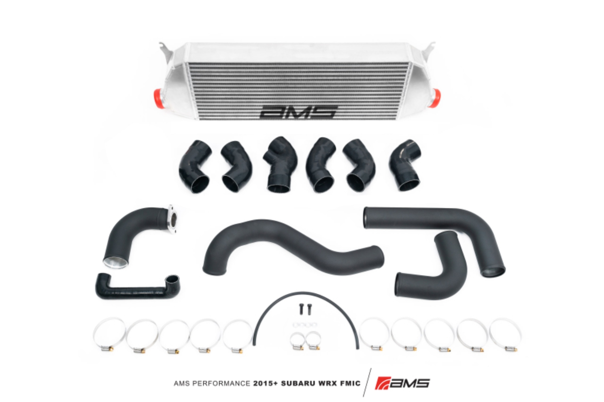 Picture of AMS Performance 2015+ Subaru WRX FA20 Front Mount Intercooler Kit w/o Bumper Beam