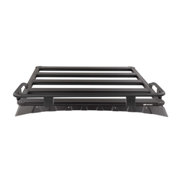 Picture of ARB 16-22 Toyota Tacoma 49in x 45in BASE Rack Kit with Front 1/4 Guard Rail & Deflector