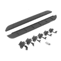 Picture of Go Rhino 17-22 Ford F-250 / F-350 Reg Cab 2DR RB10 Slim Running Boards Kit (w/Brackets) - Tex. Blk