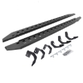 Picture of Go Rhino 19-22 Ram 1500 CC 4DR (Not Classic) RB20 Slim Running Boards Kit (w/Brackets) - Tex. Blk