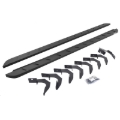 Picture of Go Rhino 15-22 GMC Canyon CC 4DR RB10 Slim Running Boards Kit (w/Brackets) - Tex. Blk