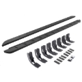 Picture of Go Rhino 20-22 GMC Sierra 2500HD CC (New Bdy) RB10 Slim Running Boards Kit (w/Brackets) - Tex. Blk