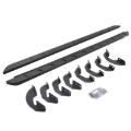 Picture of Go Rhino 07-21 Toyota Tundra Crew Max 4DR RB10 Slim Running Boards Kit (Incl. Brackets) - Tex. Blk