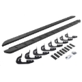 Picture of Go Rhino 15-19 GMC Sierra 2500/3500HD DC (Gas) RB10 Slim Running Boards Kit (w/Brackets) - Tex. Blk