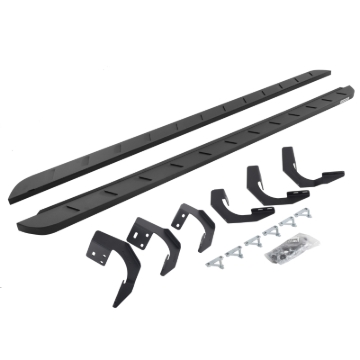 Picture of Go Rhino 15-22 Ram 1500 CC 4DR (Clssc Bdy) RB10 Slim Running Boards Kit (Incl. Brackets) - Tex. Blk
