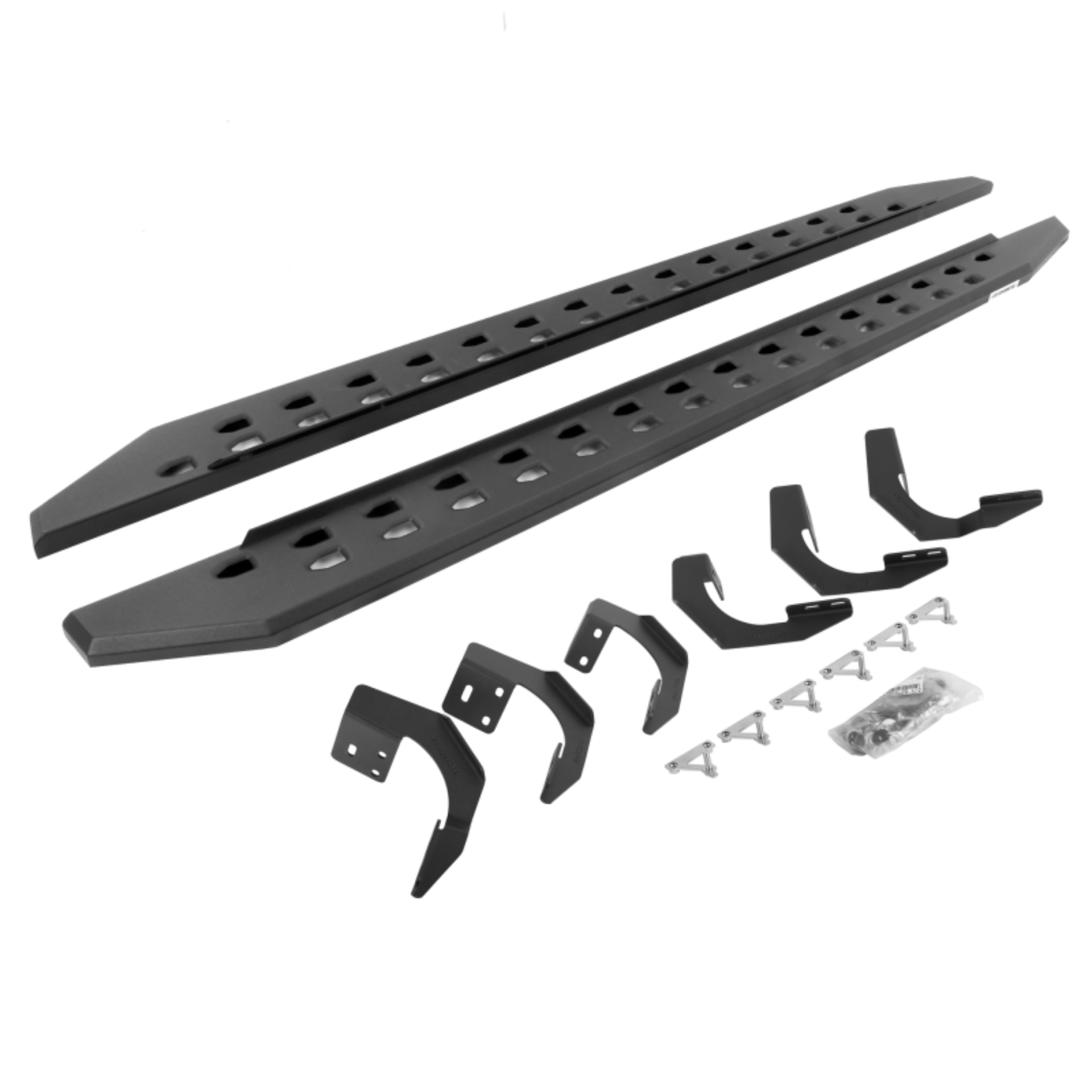 Picture of Go Rhino 15-22 Ram 1500 CC 4DR (Clssc Bdy) RB20 Slim Running Boards Kit (Incl. Brackets) - Tex. Blk