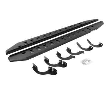 Picture of Go Rhino 14-22 Toyota 4Runner (No Ltd/Nghtshd) RB20 Slim Running Boards Kit (w/Brackets) - Tex. Blk