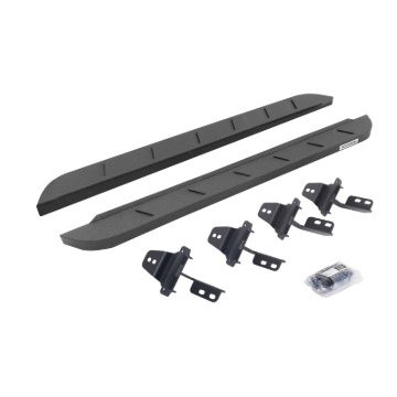 Picture of Go Rhino 07-18 Jeep Wrangler JK 2DR RB10 Slim Running Boards Kit (Incl. Brackets) - Bedliner Coating
