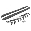 Picture of Go Rhino 15-22 GMC Canyon CC 4DR RB10 Slim Running Boards Kit (Incl. Brackets) - Bedliner Coating
