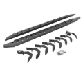 Picture of Go Rhino 15-22 GMC Canyon CC 4DR RB20 Slim Running Boards Kit (Incl. Brackets) - Bedliner Coating