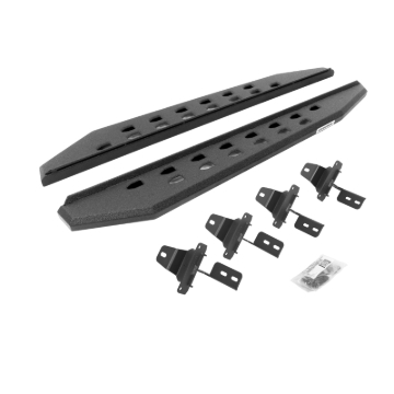 Picture of Go Rhino 18-22 Jeep Wrangler JL 2DR RB20 Slim Running Boards Kit (Incl. Brackets) - Bedliner Coating