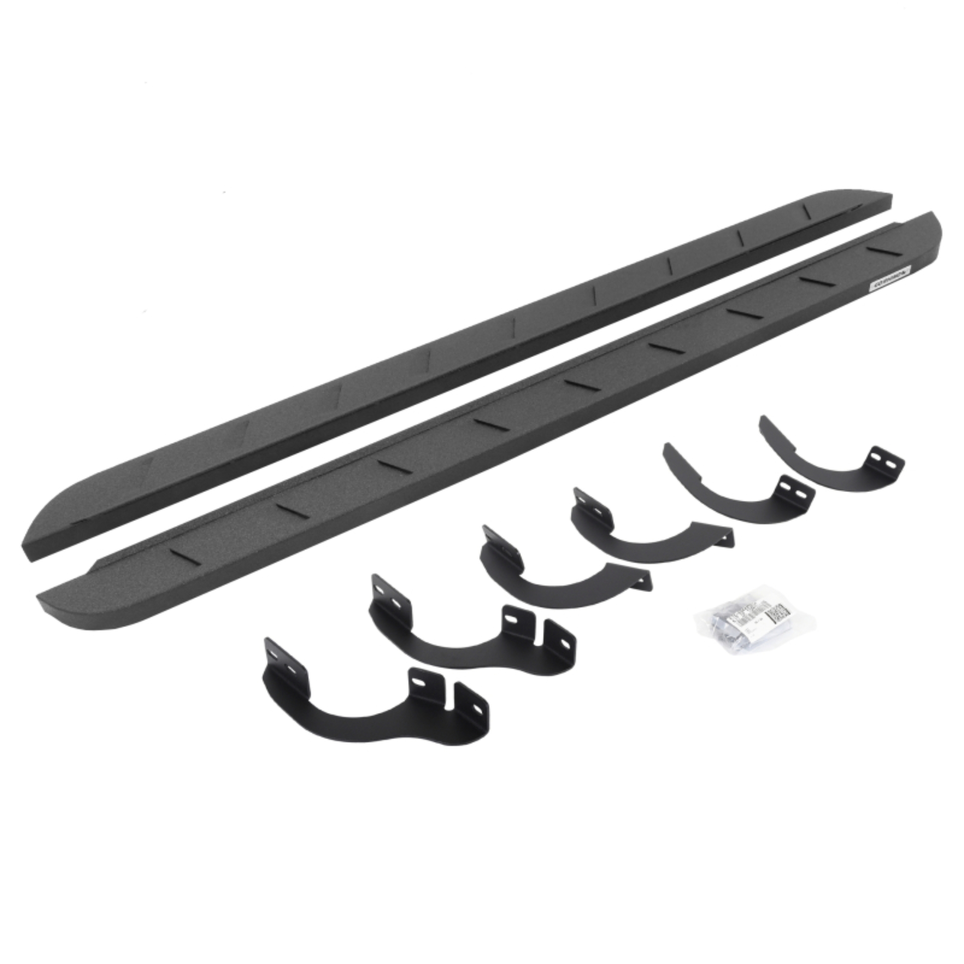 Picture of Go Rhino 14-22 Toyota 4Runner (No Ltd/Ngtshd) RB10 Slim Running Boards Kit (w/Brckt) - Bedliner Coat