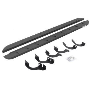 Picture of Go Rhino 14-22 Toyota 4Runner (No Ltd/Ngtshd) RB10 Slim Running Boards Kit (w/Brckt) - Bedliner Coat