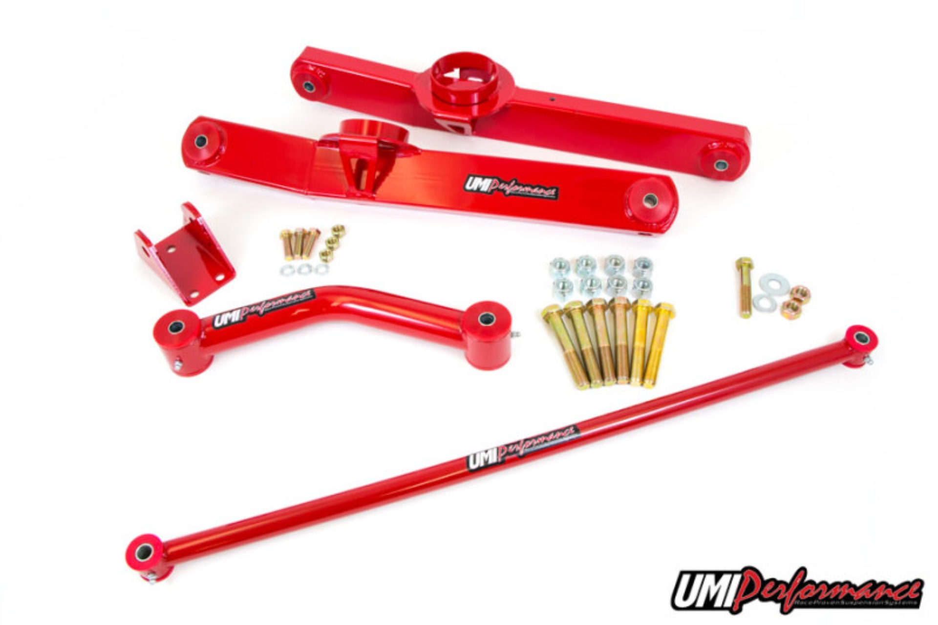 Picture of UMI Performance 59-64 GM B-Body Rear Suspension Kit 3-Link- Chevy only - Red