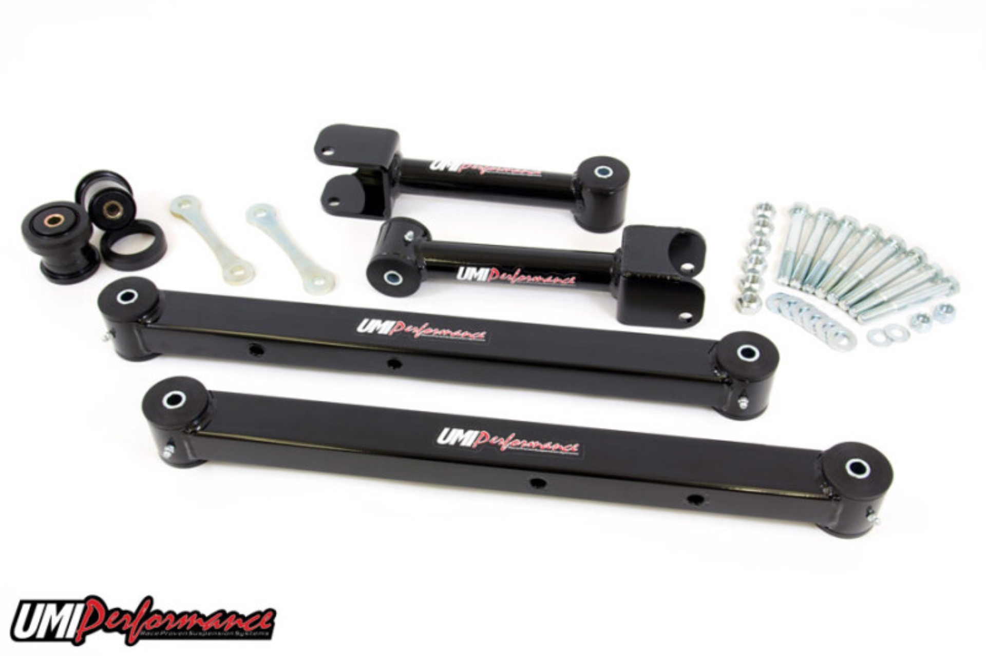 Picture of UMI Performance 73-77 GM A-Body Rear Suspension Kit Non Adj - Black