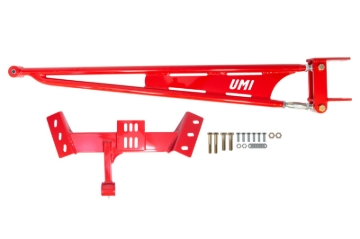 Picture of UMI Performance 82-92 GM F-Body Tunnel Mounted Trq. Arm Fits T5 TH350- No Loop - Red