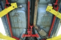 Picture of UMI Performance 82-92 GM F-Body Tunnel Mount Trq. Arm T5/ TH350 Loop - Red