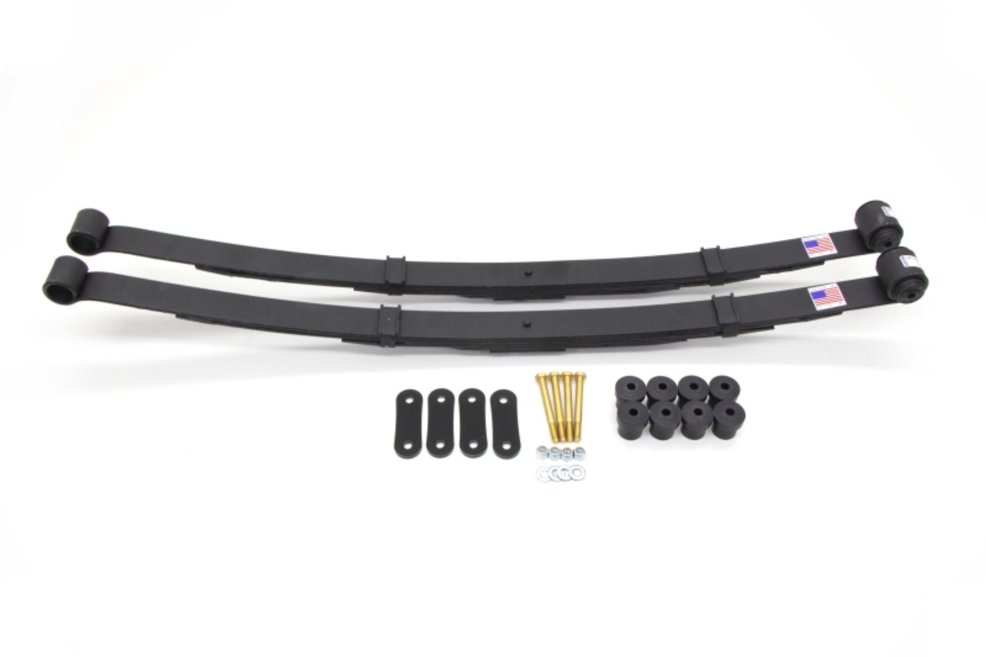 Picture of UMI Performance 70-81 GM F-Body Rear 2in Leaf Springs Shackle Kit - Poly
