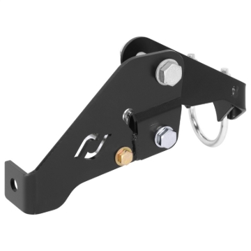 Picture of RockJock JK Wrangler Unlimited 4Dr High Steer Front Trac Bar & Stabilizer Shock Relocation Bracket