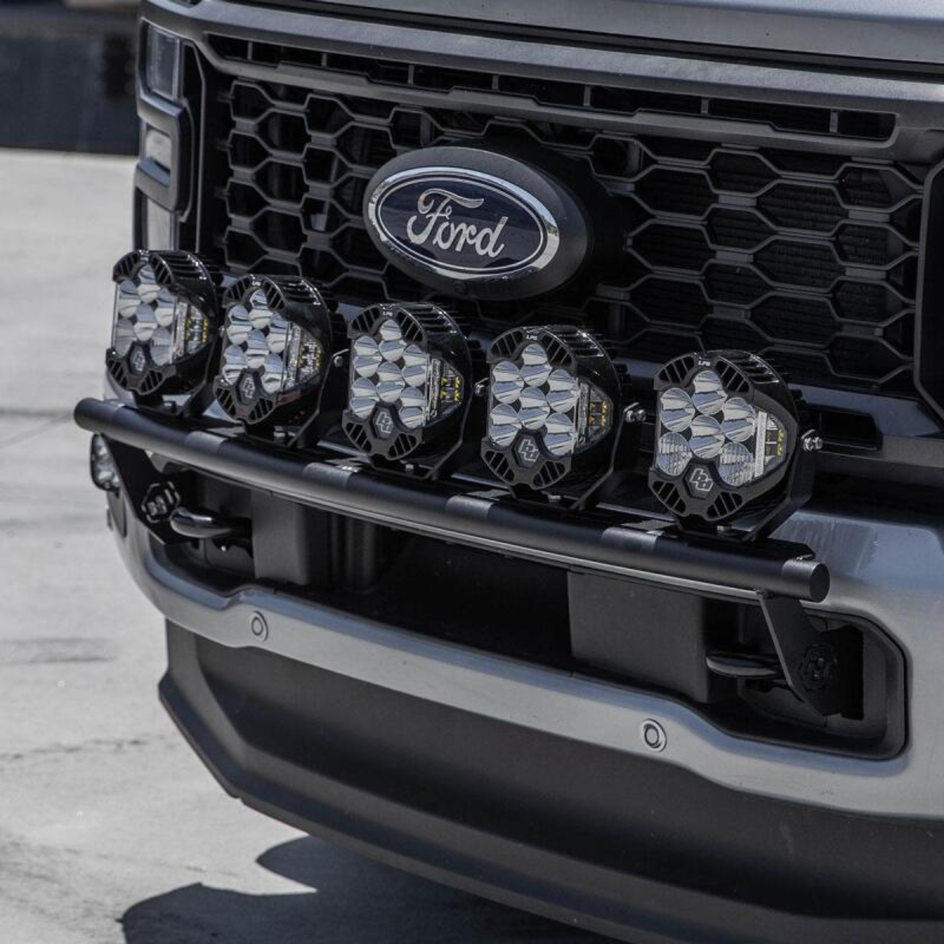 Picture of Baja Designs 23+ Ford Super Duty LP6 Bull Bar Light Kit w/ Upfitter